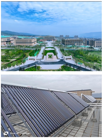 青海理工学院太阳能热水项目